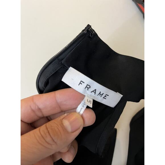 Frame Satin Silk Y2K Shirred Halter Top L Minimal Sophisticated Whimsigoth Fairy - Picture 9 of 13